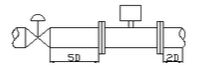 旋進旋渦流量計安裝圖示