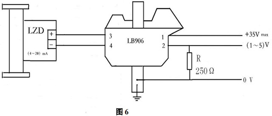 遠傳轉(zhuǎn)子流量計本安防爆接線圖